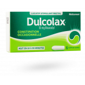 Dulcolax suppositoire 10 mg - 6 suppositoires