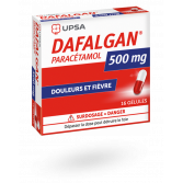 Dafalgan 500 mg Upsa 16 gélules