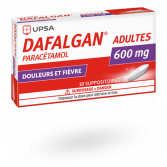 Dafalgan 600 mg UPSA 10 suppositoires adultes